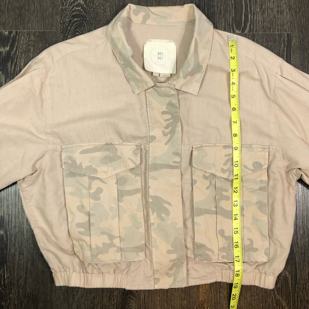 Anthropologie Hei Hei Cropped Camo Jacket - Picture 8 of 10